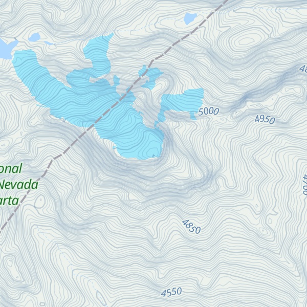 Map of Pico La Reina