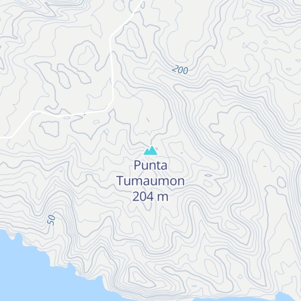 Map of Punta Tumaumon