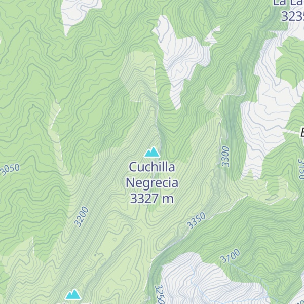 Map of Cuchilla Negrecia