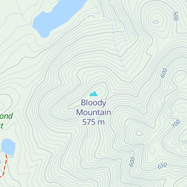 Map of Bloody Mountain