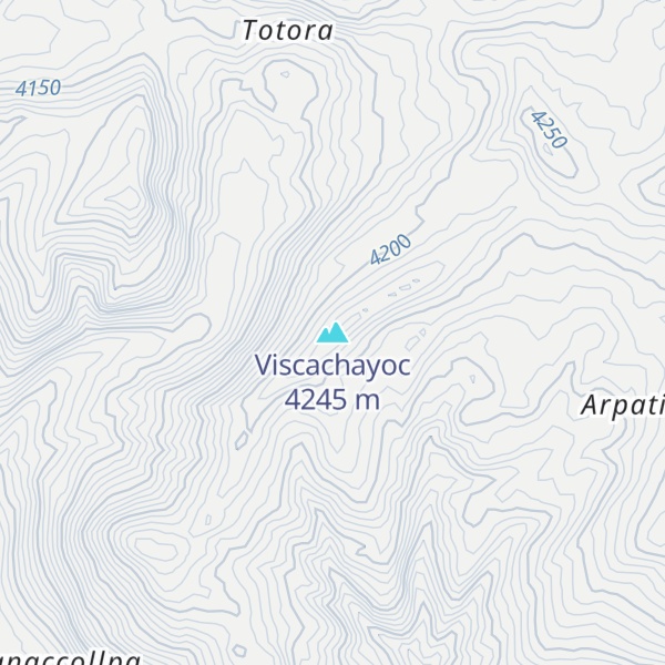 Map of Viscachayoc