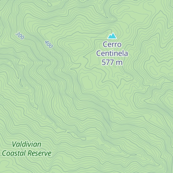 Map of Cerro El Centinela