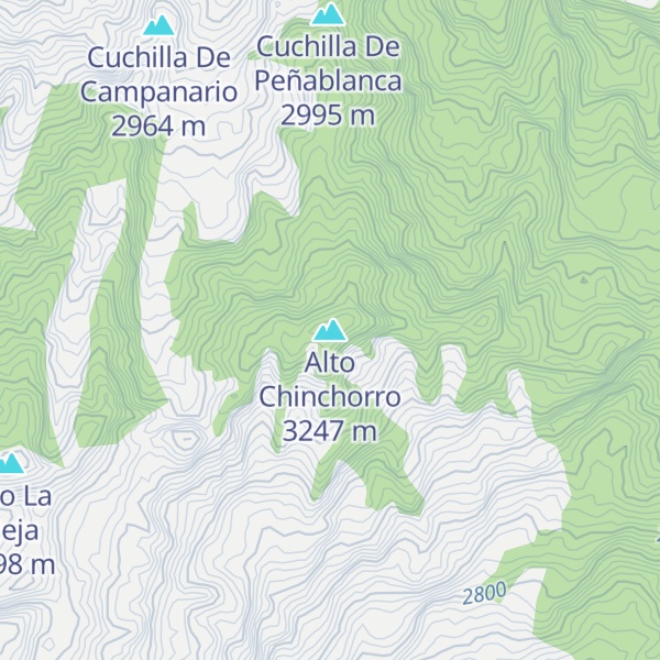 Map of Alto Chinchorro