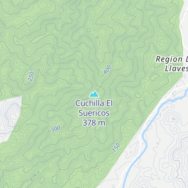 Map of Cuchilla El Suericos