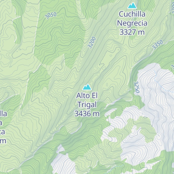 Map of Alto El Trigal