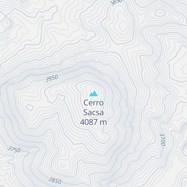 Map of Cerro Sacsa