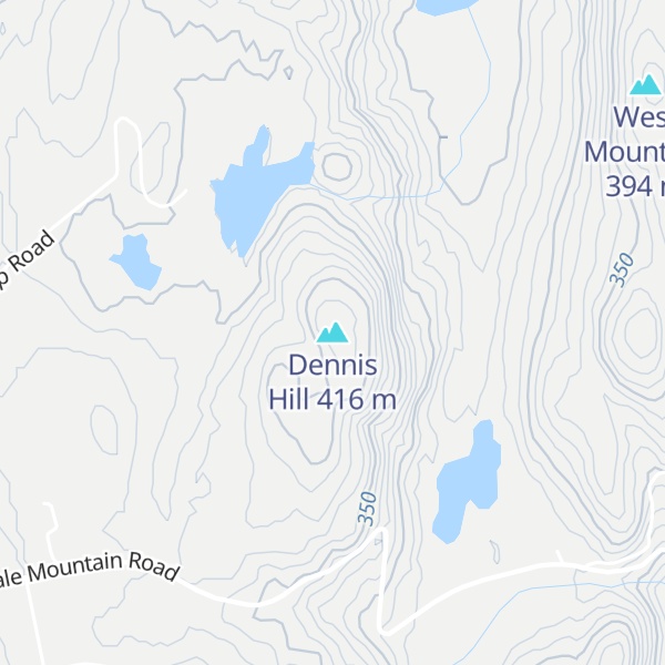 Map of Dennis Hill