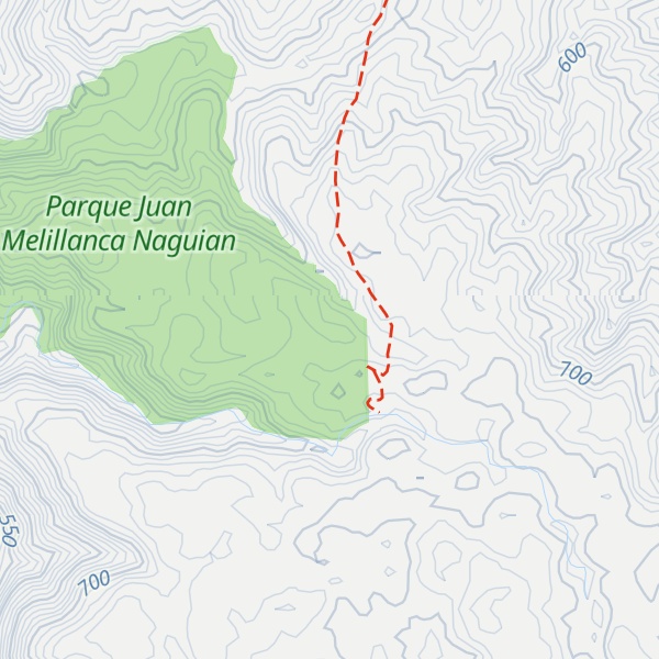 Map of Refugio Huanqui