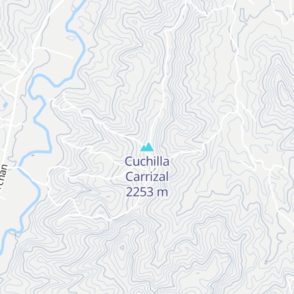 Map of Cuchilla Carrizal