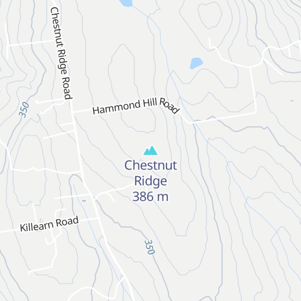 Map of Chestnut Ridge
