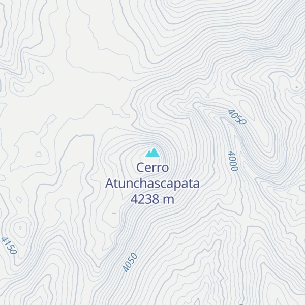 Map of Cerro Atunchascapata