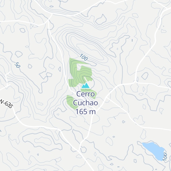 Map of Cerro Cuchao