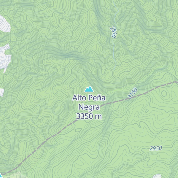 Map of Alto Peña Negra