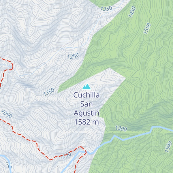 Map of Cuchilla San Agustin