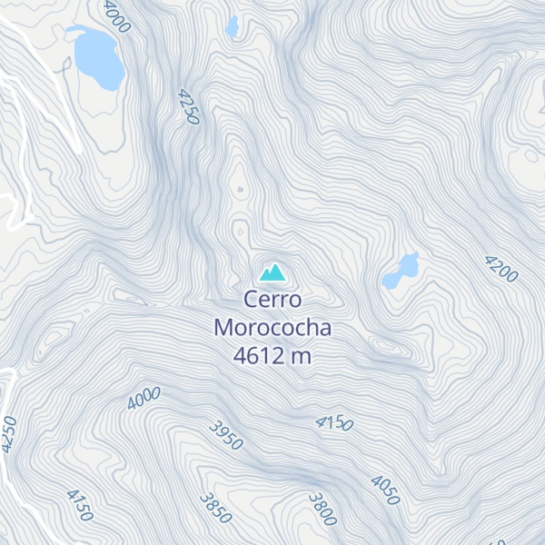 Map of Cerro Morococha