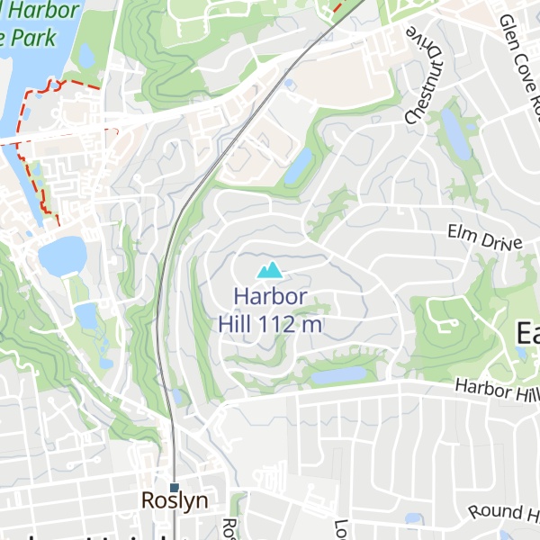 Map of Harbor Hill