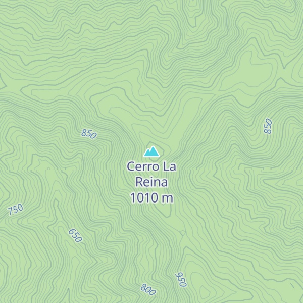 Map of Cerro La Reina