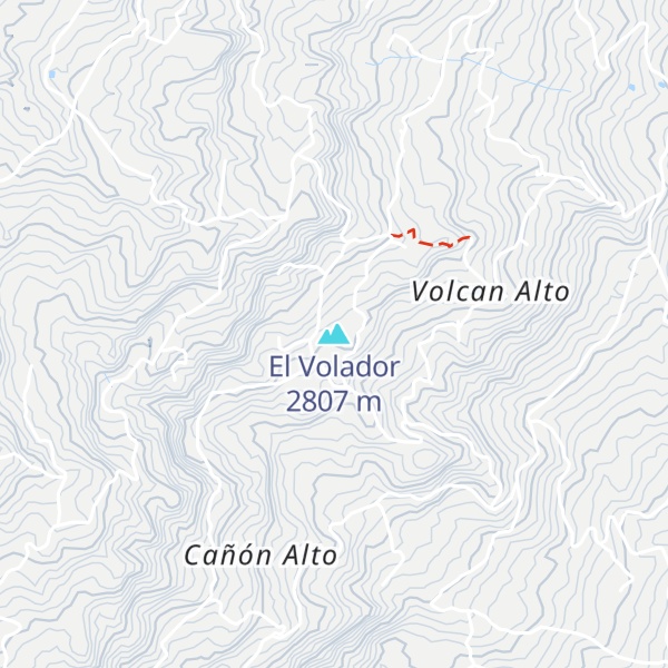 Map of El Volador