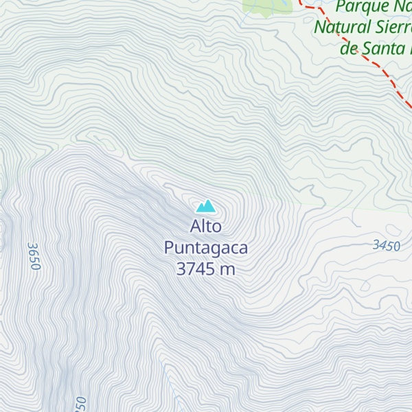 Map of Alto Puntagaca