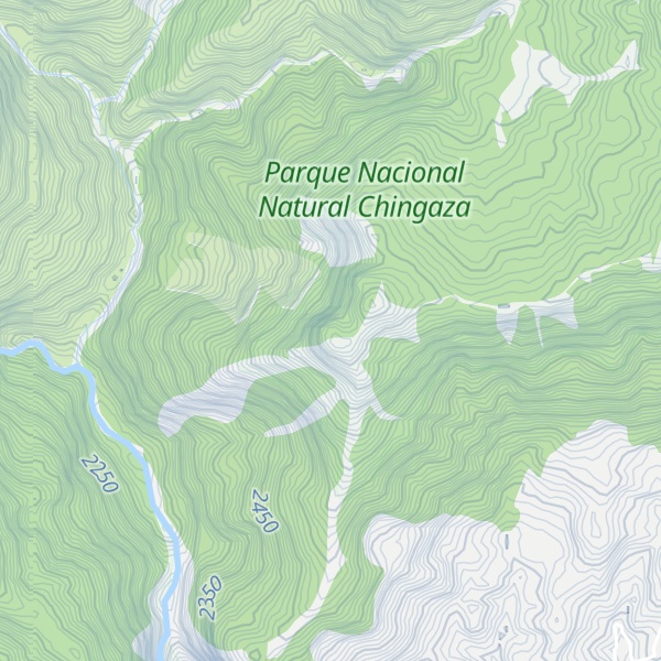 Map of Cuchilla San Fernando