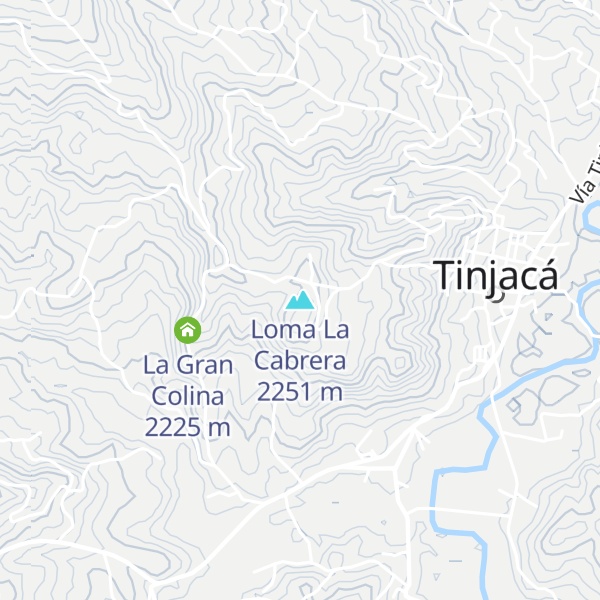 Map of Loma La Cabrera