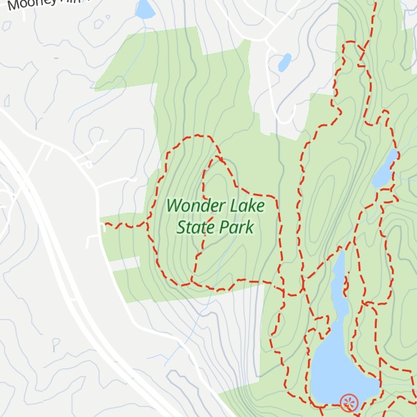 Map of Bare Hill