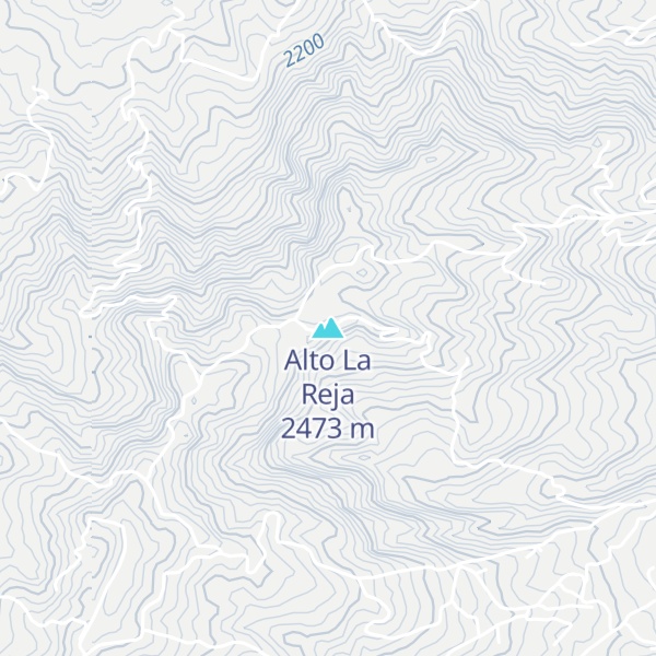 Map of Alto La Reja