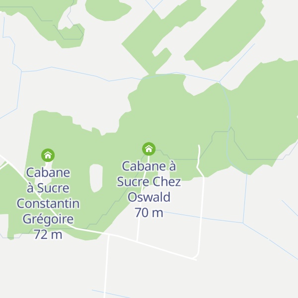 Map of Cabane à Sucre Chez Oswald