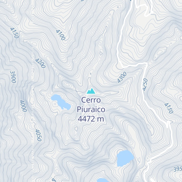 Map of Cerro Piuraico
