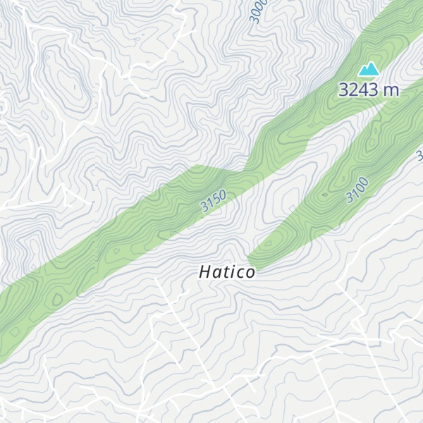 Map of Cuchilla Peña Lisa