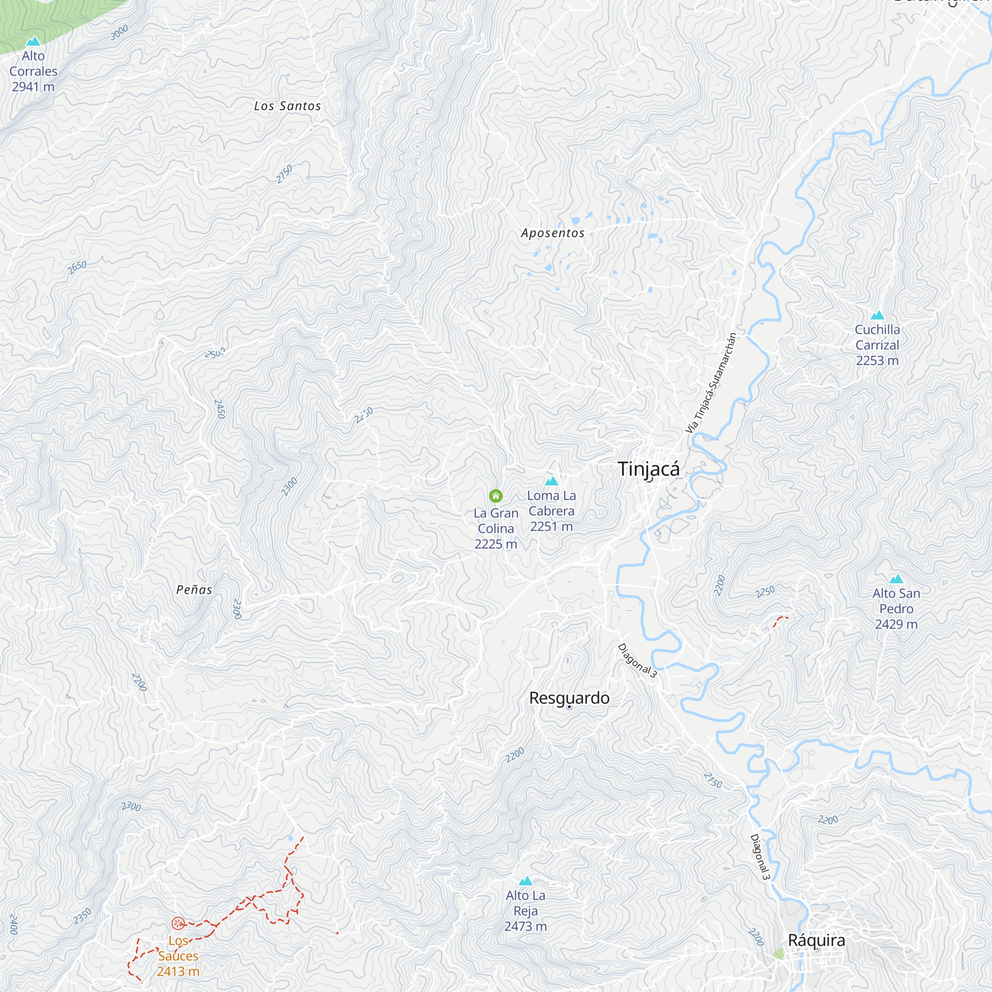 La Gran Colina map