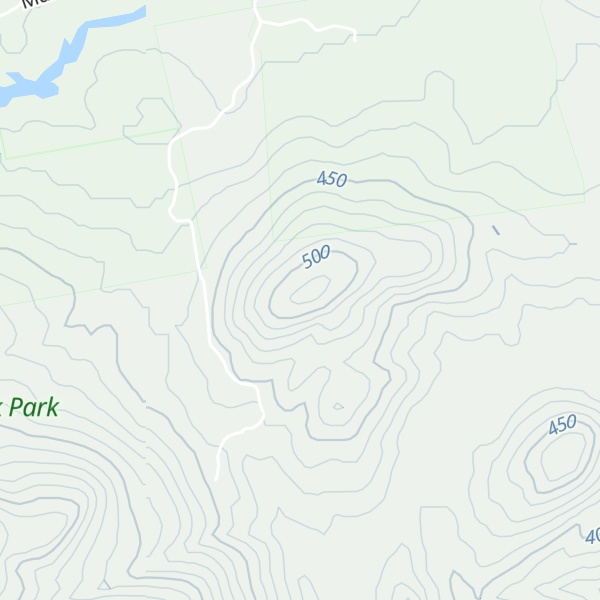 Map of Lynch Mountain