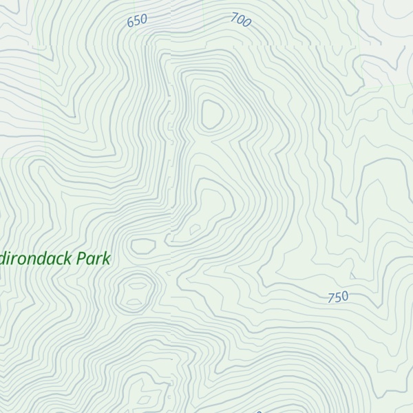 Map of U S Mountain