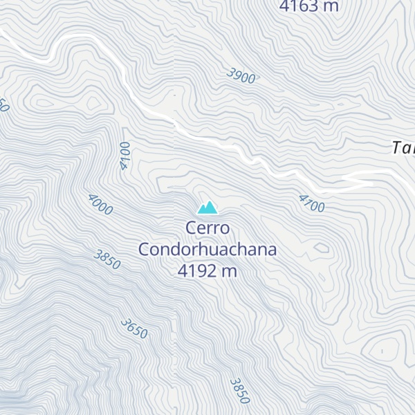 Map of Cerro Condorhuachana