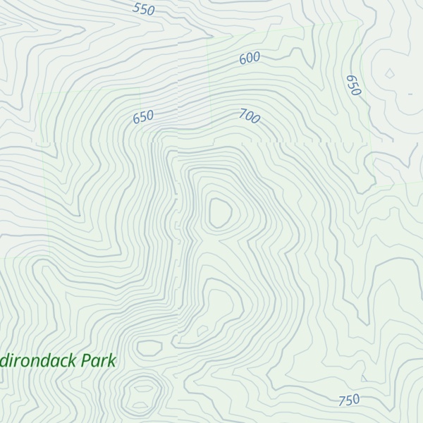 Map of Arnold Mountain