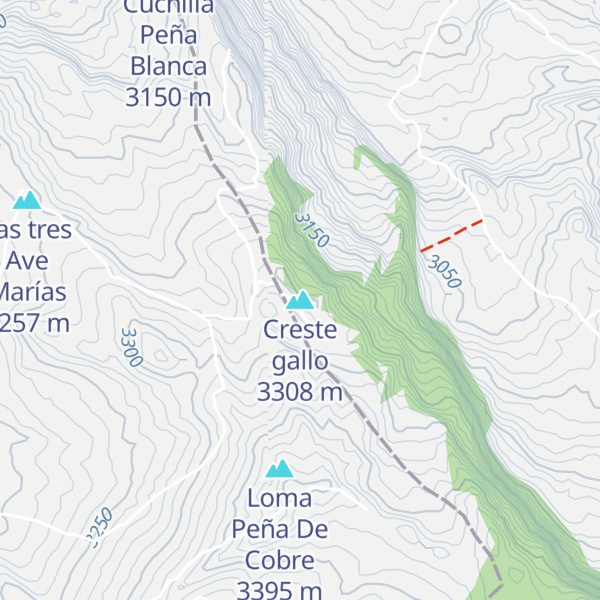 Map of Creste gallo