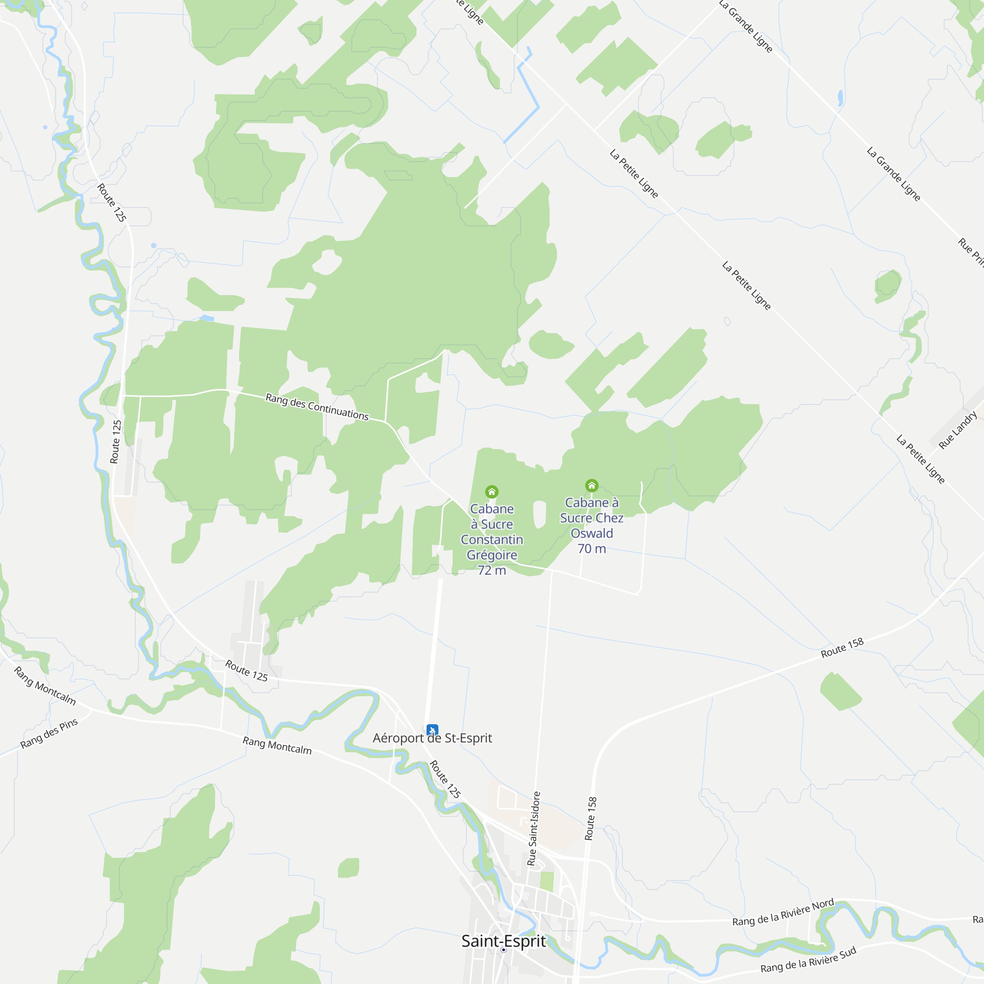 Cabane à Sucre Constantin Grégoire map