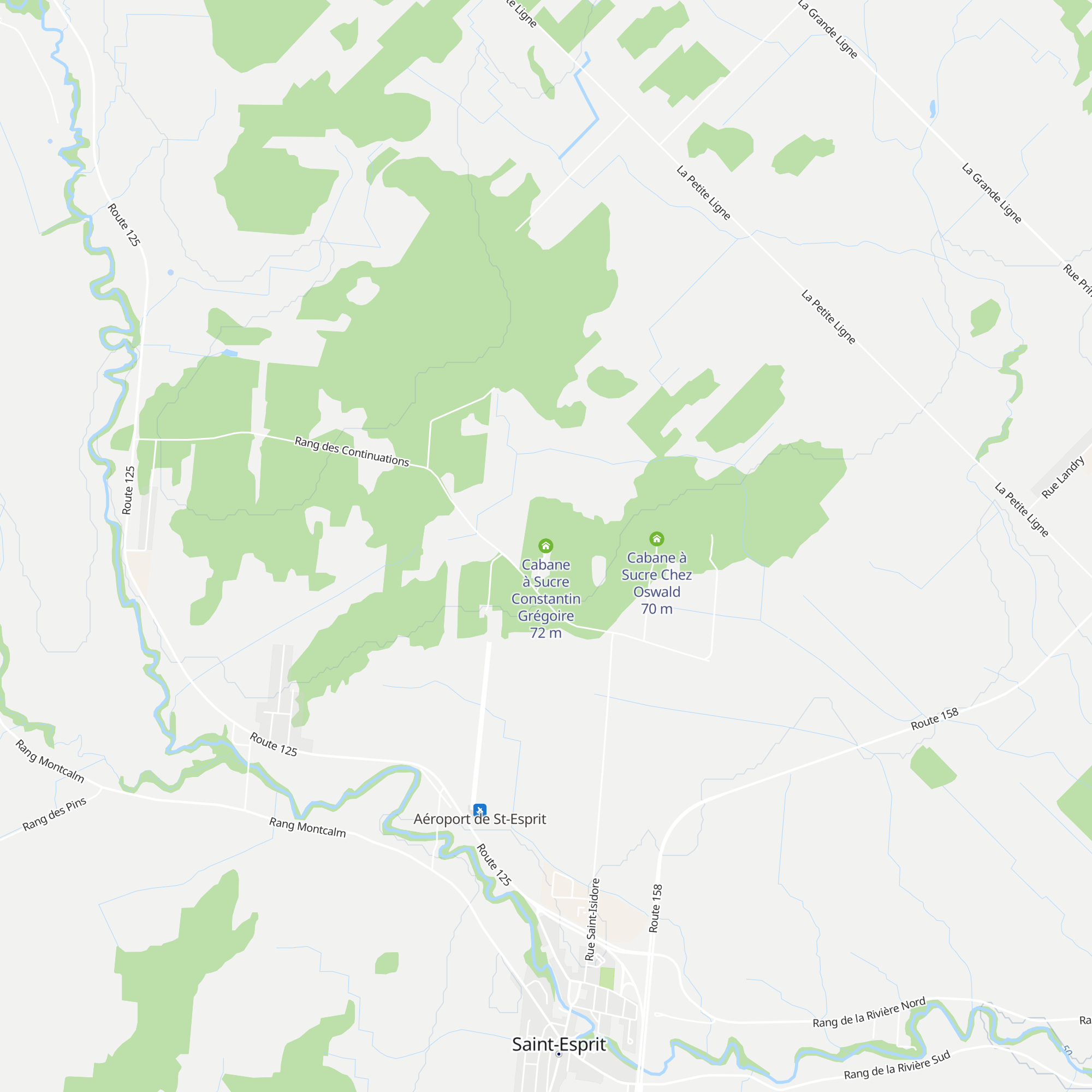 Cabane à Sucre Constantin Grégoire map