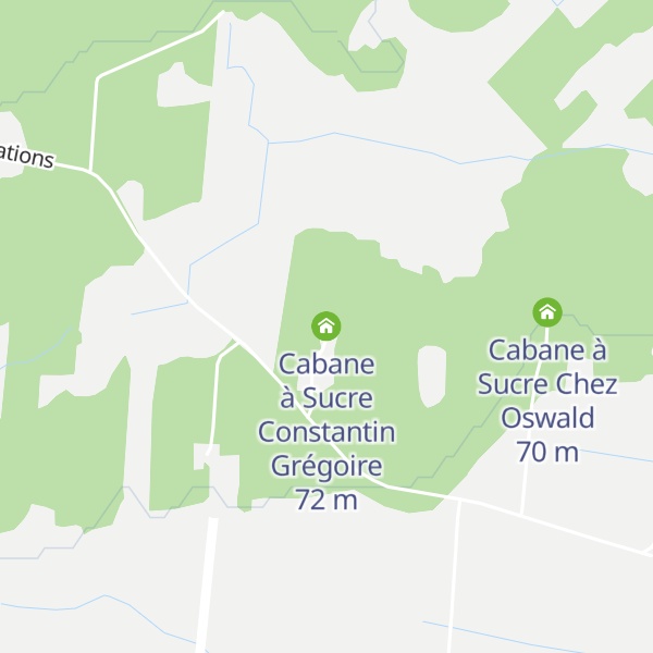Map of Cabane à Sucre Constantin Grégoire