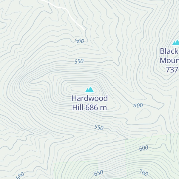 Map of Hardwood Hill