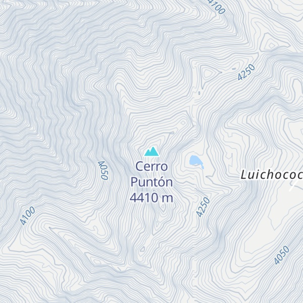 Map of Cerro Puntón