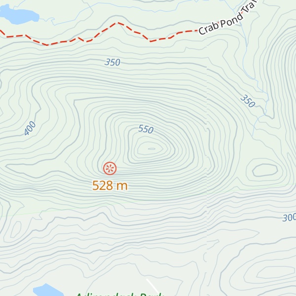 Map of Number Eight Mountain
