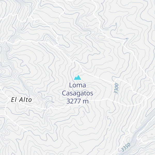 Map of Loma Casagatos