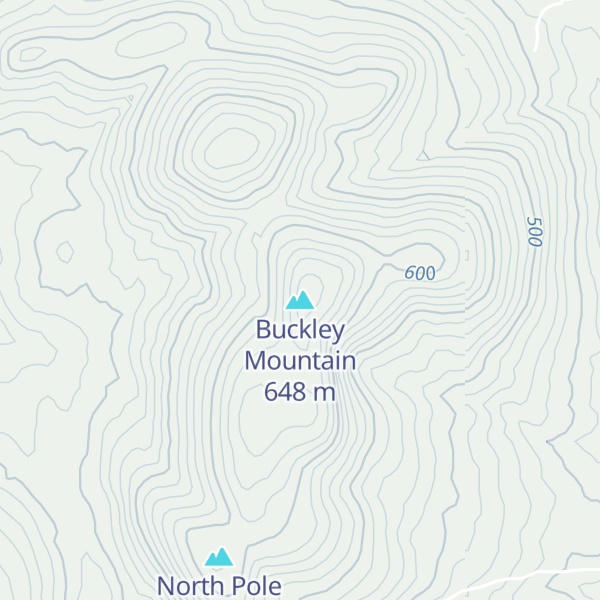 Map of Buckley Mountain
