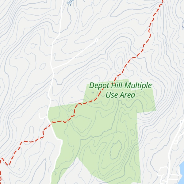 Map of Depot Hill