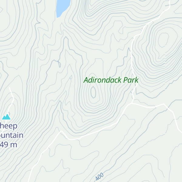 Map of Crossway Mountain