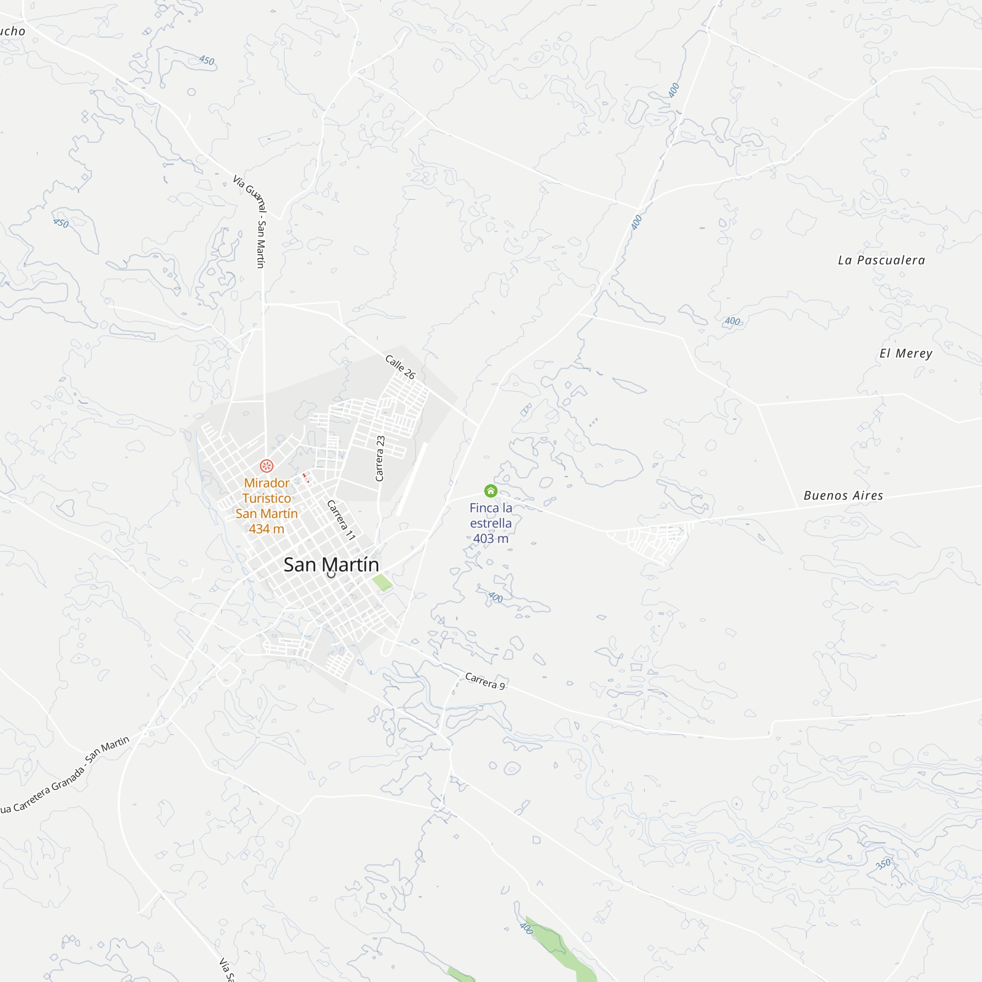 Finca la estrella map
