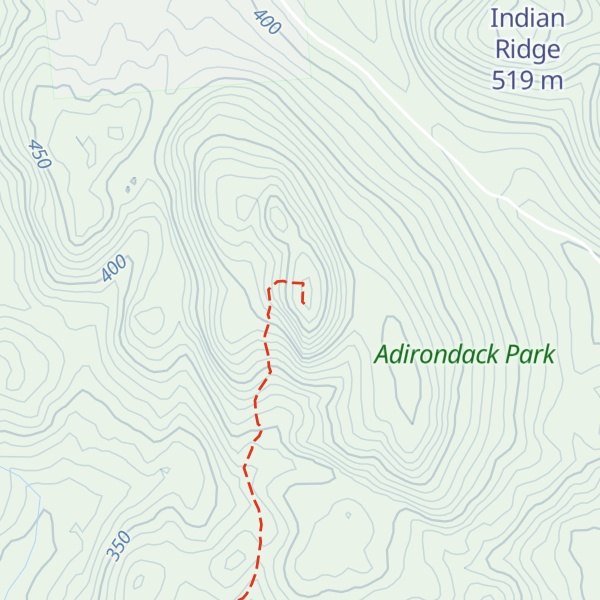 Map of Peaked Hill