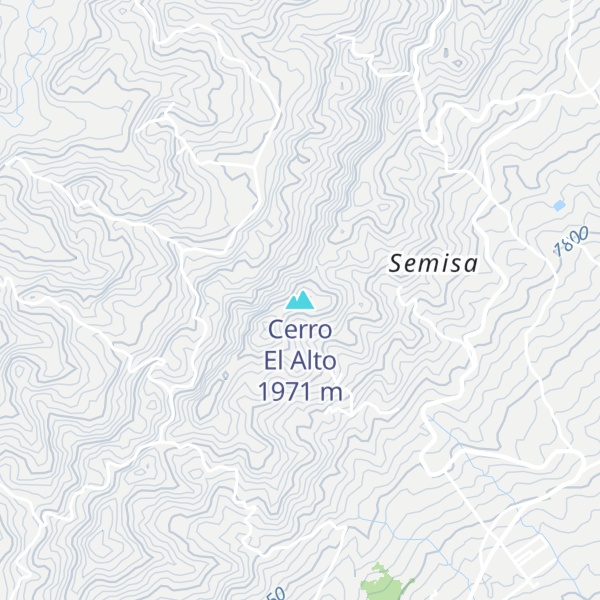 Map of Cerro El Alto