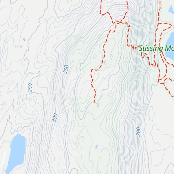 Map of Stissing Mountain